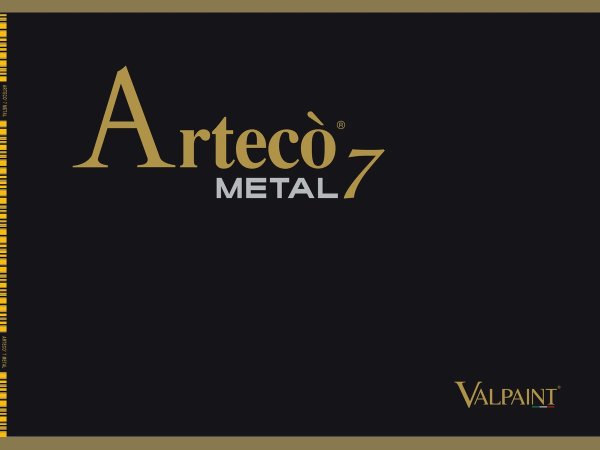 Arteco' 7 Metal metalik effektli örtüklər səth nümunəsi