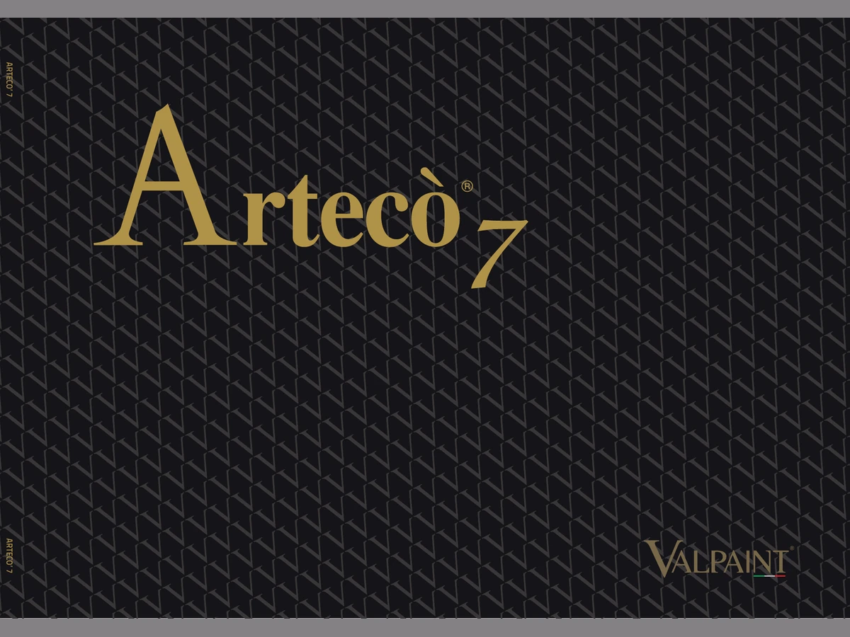 Arteco' 7 metalik effektli örtüklər səth nümunəsi